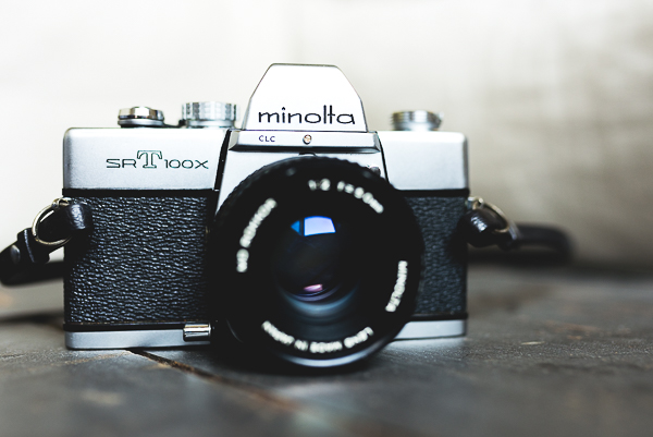Camera front view | Minolta SRT100X